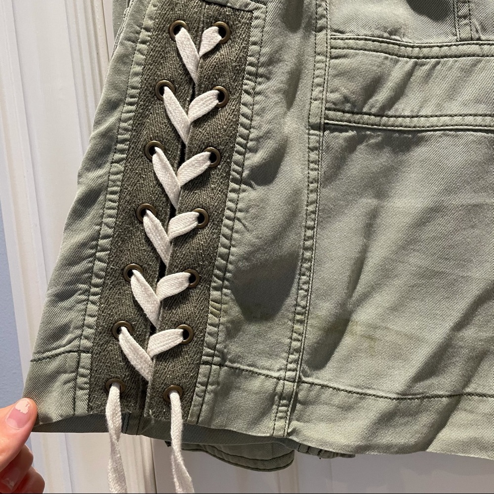 Pam & Gela Sage Green Utility Jacket - Picture 6 of 7